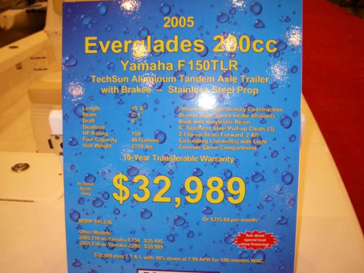 Everglades 200 CC
